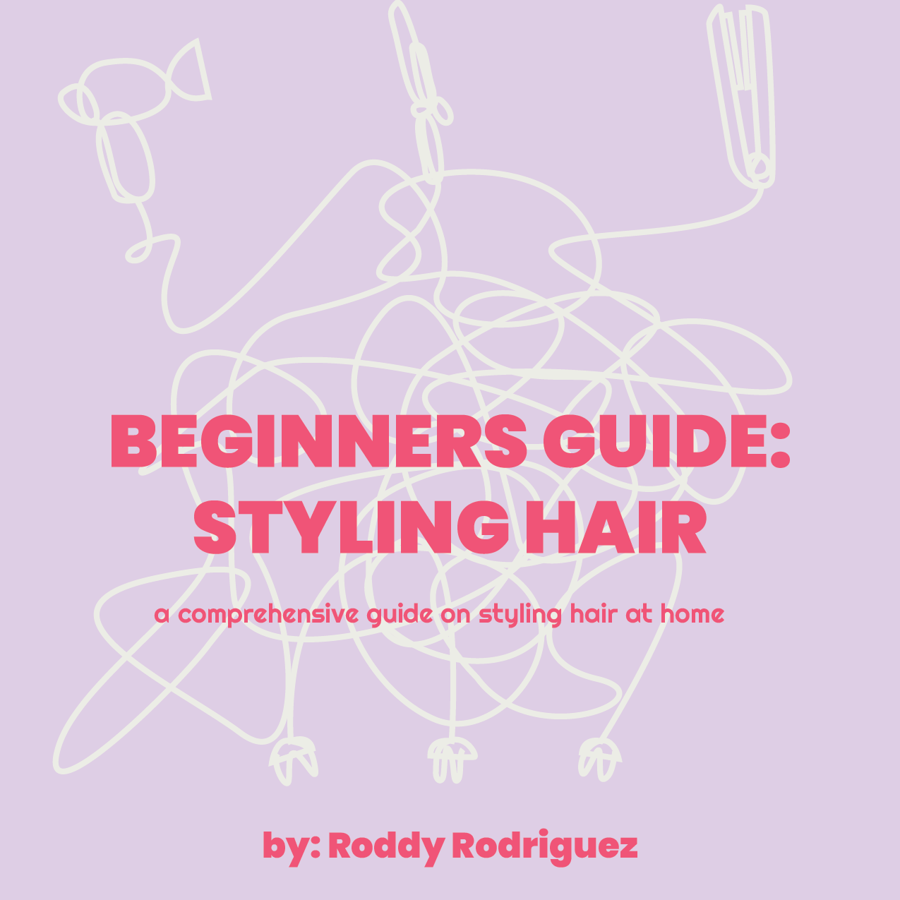 Hairstyling guide manual